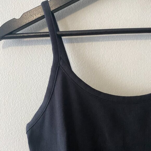 NWT Everlane The Supima Form Spaghetti Strap Cami Black - Picture 3 of 7